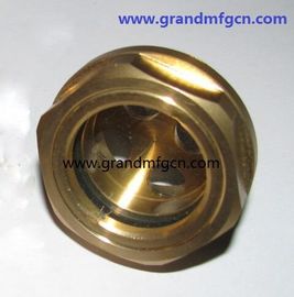 NPT thread brass oil level sight glasses oil level gauge indicators withstand high pressure custom available