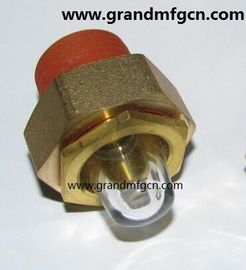 NPT thread brass oil level sight glasses oil level gauge indicators withstand high pressure custom available