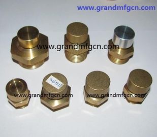 NPT1/2 brass breather vent plugs with brass filler,air released plugs,professional manufacturer in China
