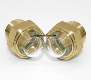 male Metric threads M20X1.5 M22X1.5 pump domed oil level sight window indicator with glass