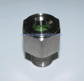 NPT thread 3/8 1/4 inch stainless steel 316 observation oil level sight gauge indicators OEM service no finishing