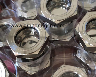 NPT thread 3/8 1/4 inch stainless steel 316 observation oil level sight gauge indicators OEM service no finishing
