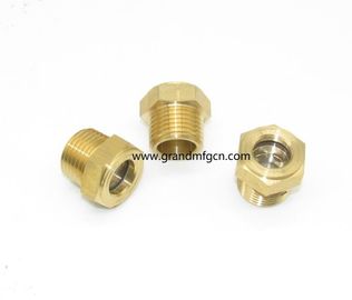 NPT 3/8&quot; 3/4 INCH hydraulic oil tank brass oil level sight glass with reflector no finishing , China