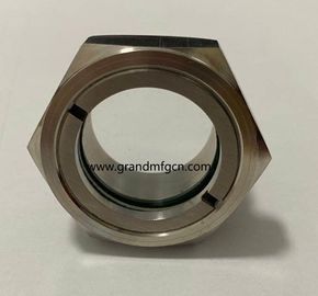 male Metric thread M36x1.5 stainless steel SS304 hydraulic oil tank oil level sight gauge and sight indicators