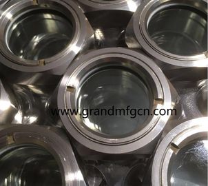 NPT 1 inch 2 inch glass lined reactor SS304 observation sight glass sight window oil level check gauges