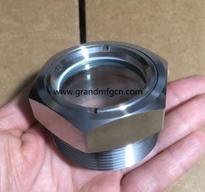 BSP thread 1 inch 2 inch glass lined reactor SS304 observation sight glass sight window oil level check gauges
