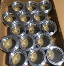 Metric thread M33X1.5 M36X1.5 glass lined reactor SS304 observation sight glass sight window oil level check gauges