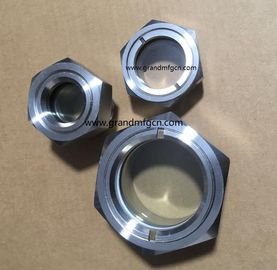 Metric thread M33X1.5 M36X1.5 glass lined reactor SS304 observation sight glass sight window oil level check gauges