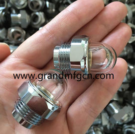 male BSP G threads 1/2&quot; 3/4&quot; 1&quot; pump domed oil level sight window sight gauge sight glass with glass