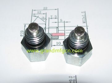 M12X1.5 M16X1.5 M18X1.5 M20X1.5 Male thread Magnetic oil drain plugs custom available