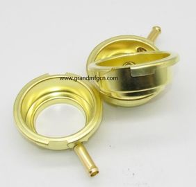 42mm natural aluminum Auto Radiator Caps and Aluminum Auto Filler Necks custom business service welding connection