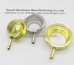 56mm natural aluminum Auto Radiator Caps and Aluminum Auto Filler Necks custom business service welding connection