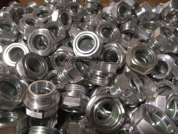 male BSP G3/8&quot; 1/2&quot; Aluminum alloy oil standard Oil mirror Hexagon screw-in oil window oil level sight glasses