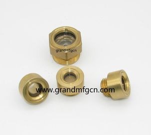 Hydraulic Compressor Reducer Pump accessories screw high temperature in brass oil sight glass level window oil levels