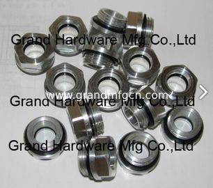 Aluminum alloy oil standard Oil mirror Hexagon screw-in oil level sight windows oil gauges indicators custom available