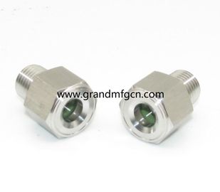 NPT thread 3/8 1/4 inch stainless steel 304 gear boxes knob type observation oil level gauge oil level indicator