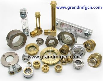 BSP3/8 INCH Brass oil level gauge indicator with level marks for Thin-wall container oil level gauge view port gauges