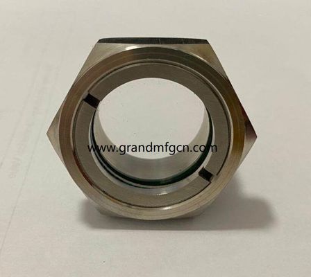 NPT 3/4 1/2 inch stainless steel 304 oil lubrication system visual oil level indicator BHO oil sight glasse gauges