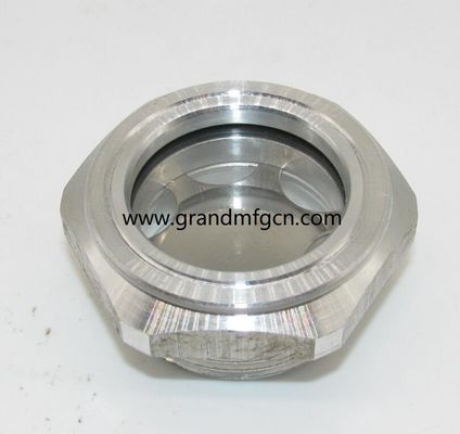 M33X1.5 Aluminum blower lubrication system Oil levels Hex screw-in Oil level sight glass oil level gauge indicatiors