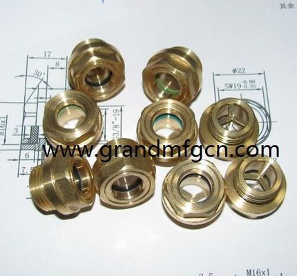 G3/8&quot; hex brass oil level sights for tank oil level checking Oil level sight glass oil level gauge indicatior