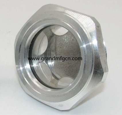 M27X1.5 Aluminum blower lubrication system Oil levels Hex screw-in Oil level sight glass oil level gauge indicatiors