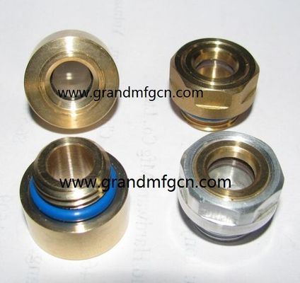 BSP1 1/2&quot; oil level sight with hexagon nut for tank oil level checking Oil level sight glass oil level gauge indicatiors