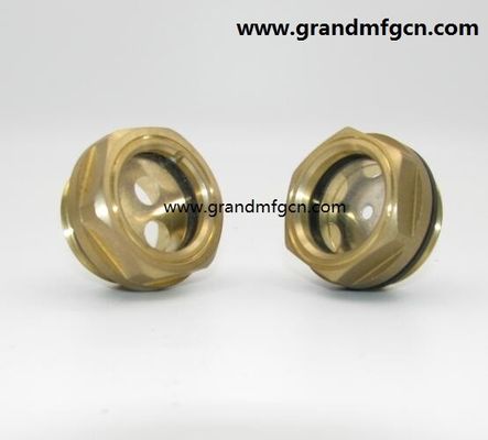 gear boxes accessories screw high temperature in brass oil sight glass level window oil level