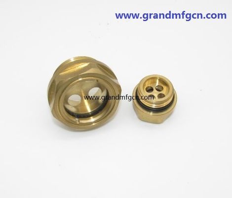 M60X2 Brass blower lubrication system Oil levels Hex screw-in Oil level sight glass oil level gauge indicatiors
