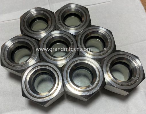 NPT 1/2 inch stainless steel 304 oil lubrication system visual oil level indicator gasoline oil sight glasse gauges
