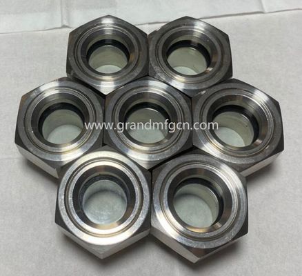 high pressure tested oil level sight glass for Single Layer Industrial Oil Storage Tank npt 1/4 1/2 inch male thread