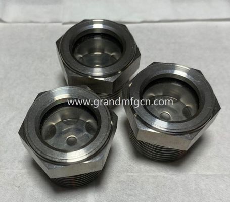 high pressure tested oil level sight glass for Single Layer Industrial Oil Storage Tank npt 1/4 1/2 inch male thread