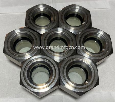 NPT 1/2 inch stainless steel 304 oil lubrication system visual oil level indicator gasoline oil sight glasse window