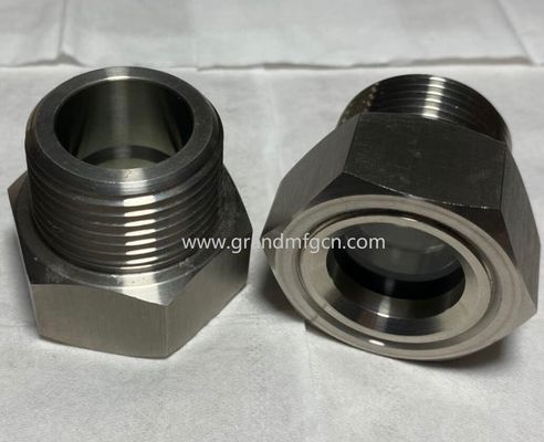 NPT 1/2 inch stainless steel 304 oil lubrication system visual oil level indicator gasoline oil sight glasse window