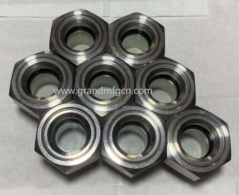 NPT 3/4 inch stainless steel 304 oil lubrication system visual oil level indicator gasoline oil sight glasse window