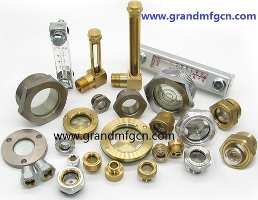in stock NPT thread 3/8 INCH clear domed oil level sight indicators hex screw-in Oil level sight glass with thread lock