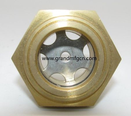 UNF1-3/4 oil level sights with hexagon nut for tank oil level checking Oil level sight glass oil level gauge indicatior  GM-BN12 GM-BG12 GM-BN34 GM-BN10 GM-BN20 GM-BM20