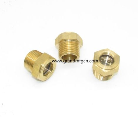 UNF3/4&quot; oil level sight with hexagon nut for tank oil level checking Oil level sight glass oil level gauge indicatiors