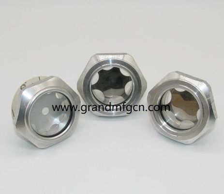 M36X1.5 Aluminum blower lubrication system Oil levels Hex screw-in Oil level sight glass oil level gauge indicatiors