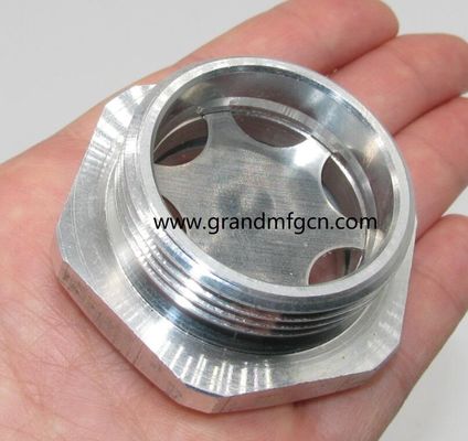 M33X1.5 Aluminum blower lubrication system Oil levels Hex screw-in Oil level sight glass oil level gauge indicatiors