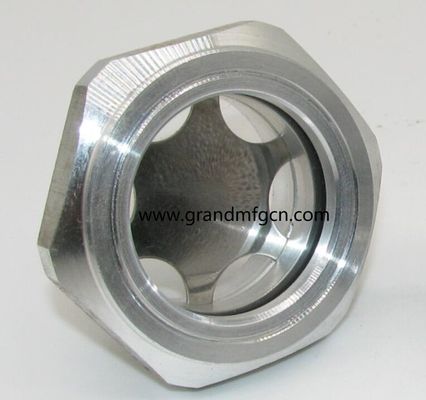 M33X1.5 Aluminum blower lubrication system Oil levels Hex screw-in Oil level sight glass oil level gauge indicatiors