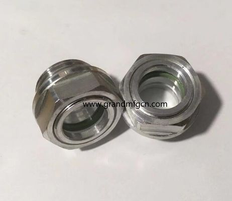 3/4&quot; Aluminum alloy blower lubrication system Oil levels Hex screw-in Oil level sight glass oil level gauge indicatiors
