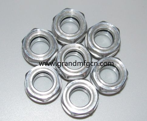 M22X1.5 Aluminum blower lubrication system Oil levels Hex screw-in Oil level sight glass oil level gauge indicatiors
