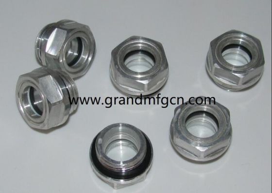 M16X1.5 Aluminum blower lubrication system Oil levels Hex screw-in Oil level sight glass oil level gauge indicatiors M18