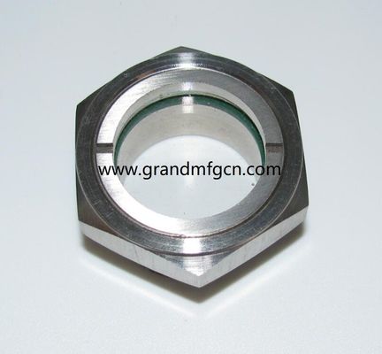 M42X1.5 M52X1.5 stainless steel 316 knob type oil level indicators fluid sight glass sight window oil level gauges