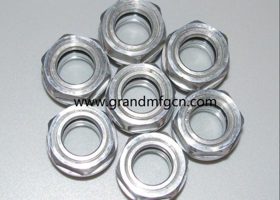 M33X1.5 M27X1.5 aluminum anodizing color sight glass hex screw-in Oil level sight glass oil level gauge indicatiors