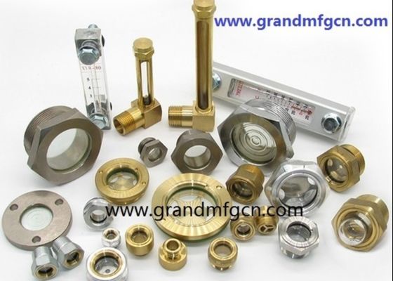 GM-YWZ-125T aluminum hydraulic oil level indicator with level marks for Thin-wall container