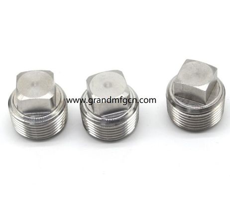stainless steel 304 316 316L hex plugs precision machined part accessories custom ss304 fittings OEM