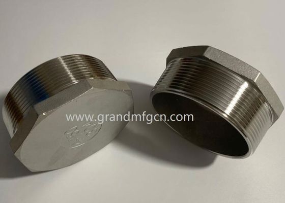 stainless steel SUS304 hexagon plugs precision turned parts SS304 fitting accessories