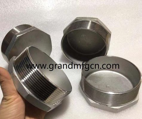 stainless steel SUS304 hexagon plug SS304 precision turned parts SS304 fitting accessories