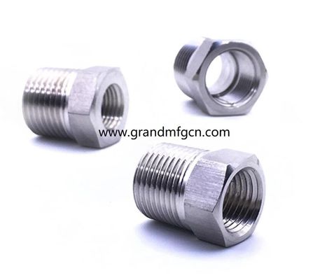 4 inch stainless steel 304 316 316L hex plugs precision machined part accessories custom ss304 fittings OEM